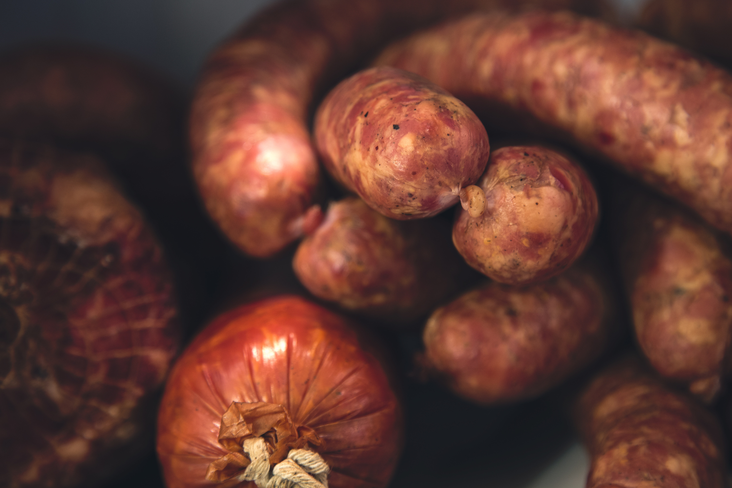 Sausages in Close Up Photo