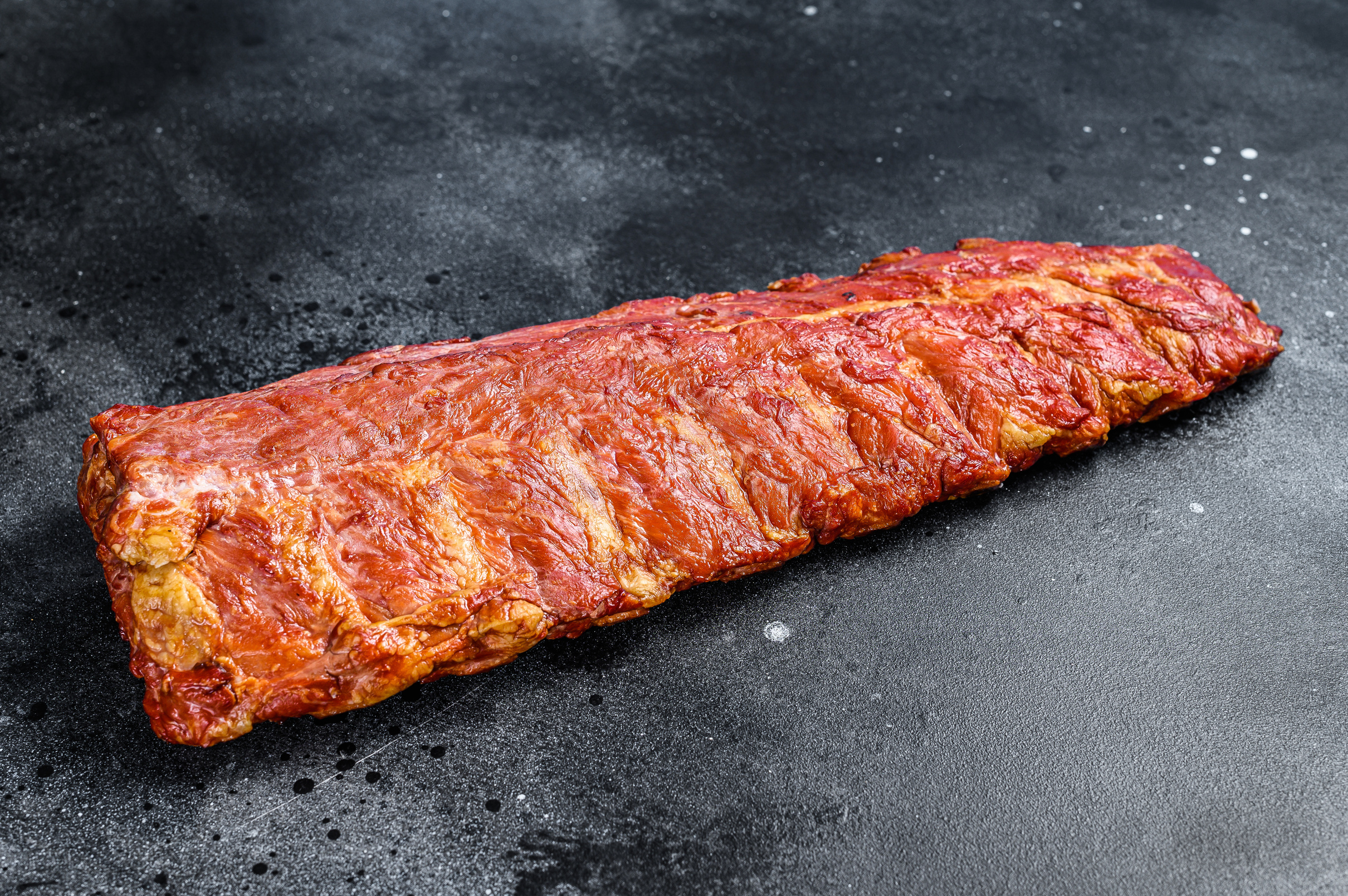 Smoked Pork Ribs in Barbecue Sauce